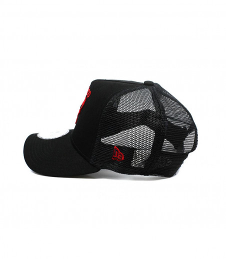 New Era trucker Bulls noir rouge